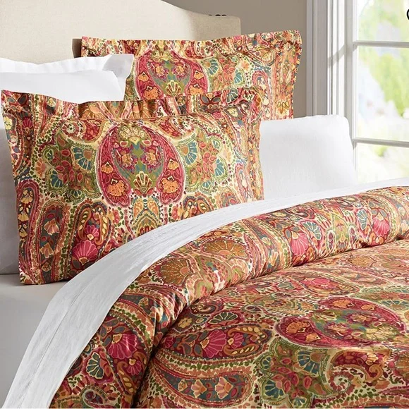 Pottery Barn Rosalie Duvet Cover and Euro shams Set - Picture 2 of 5